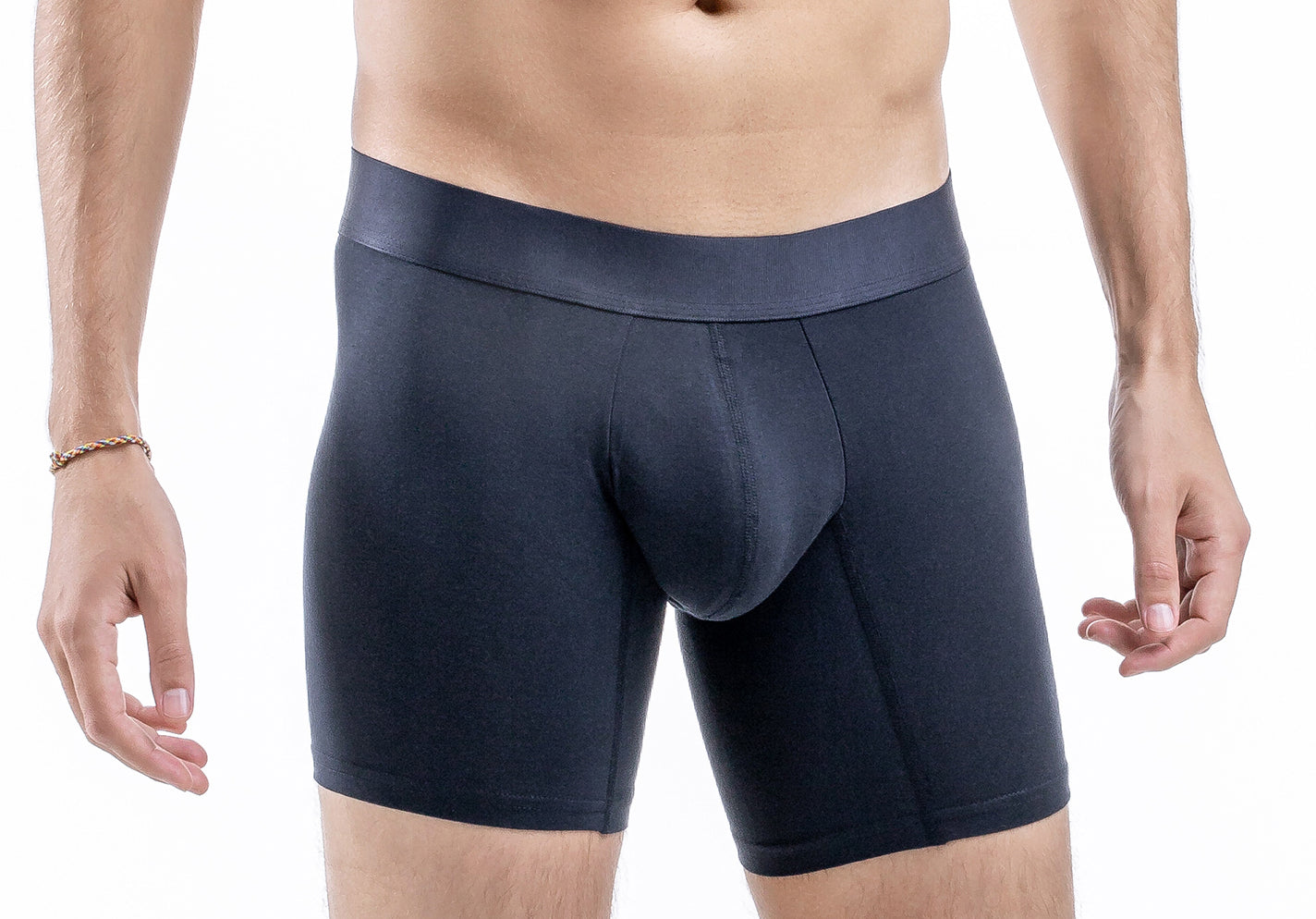 Red & Navy Boxers Duo LONG