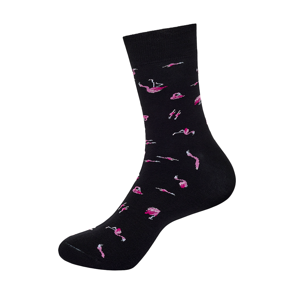Black Flamingo Boxer & Socks Bundle