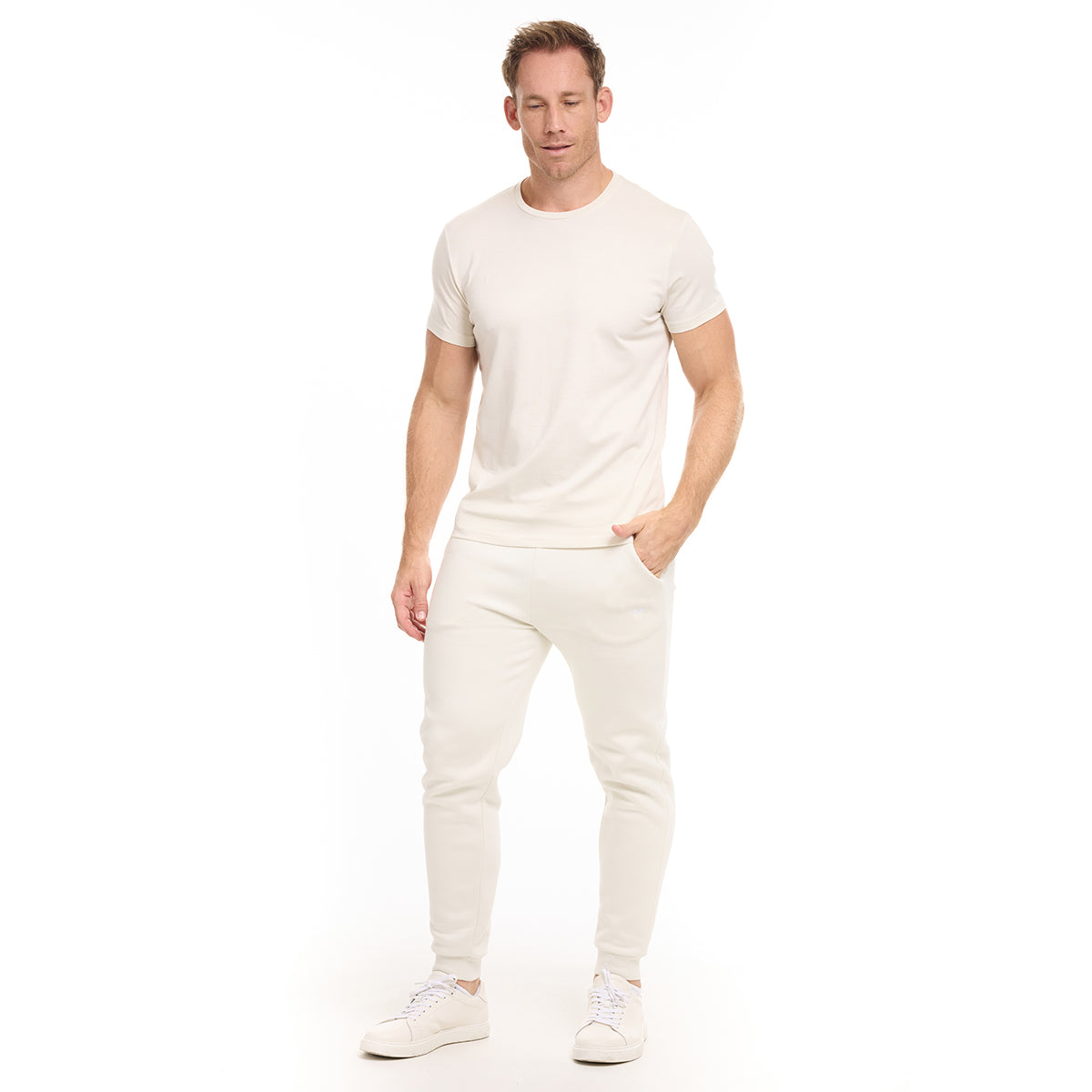 Off White Tee & Sweatpants Bundle