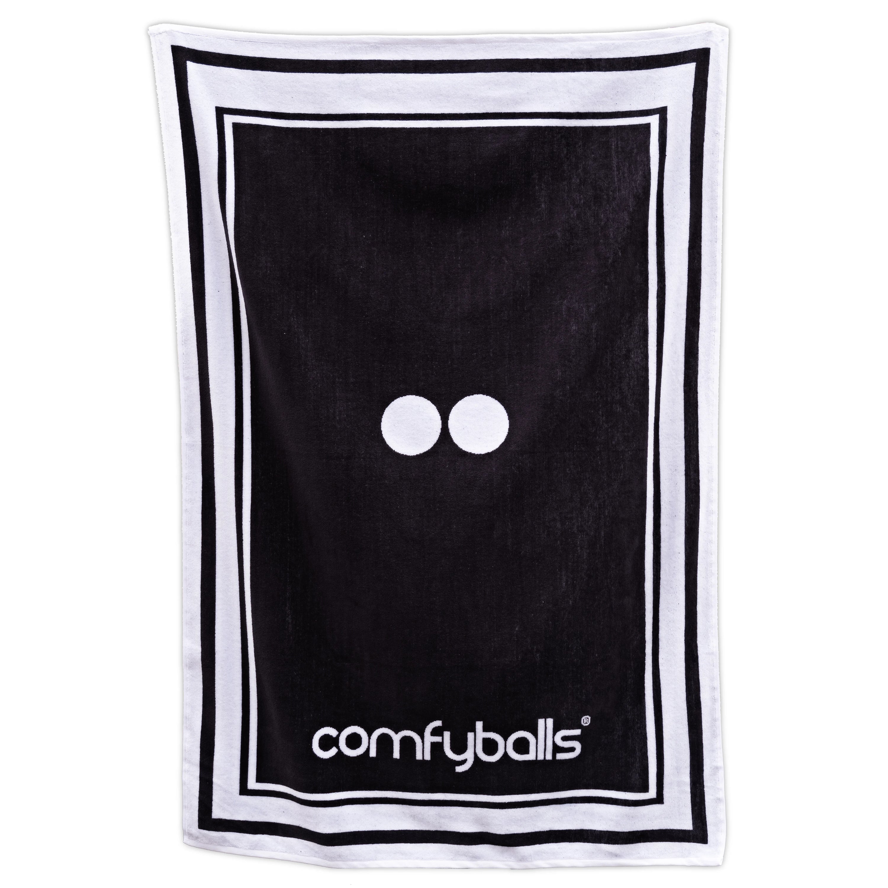 Comfyballs Black'n White Towel