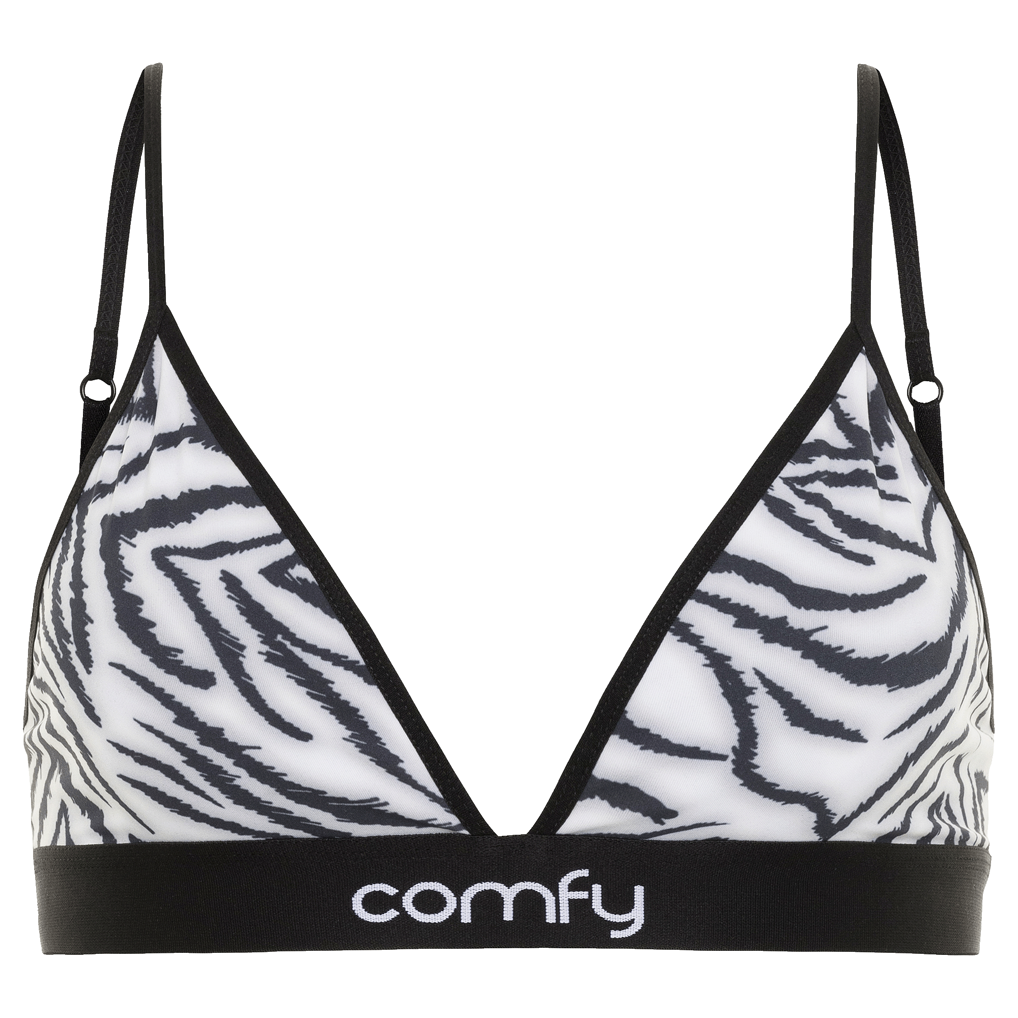 Zebra Strap Bralette & String (2x) bundle