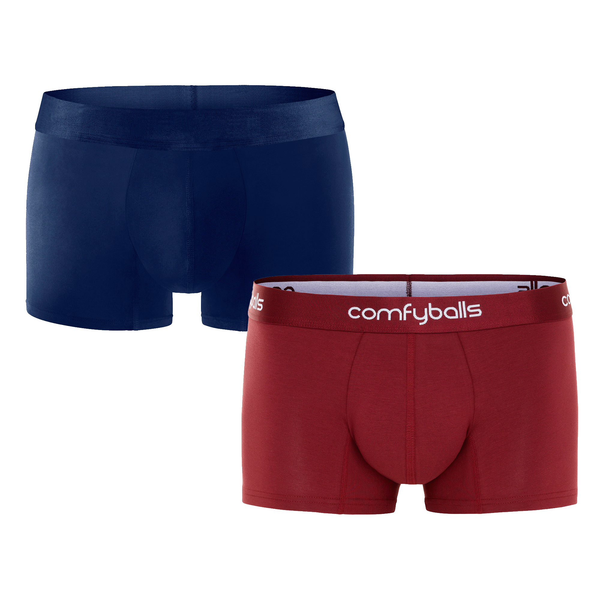 Red & Navy Boxers Duo REGULAR