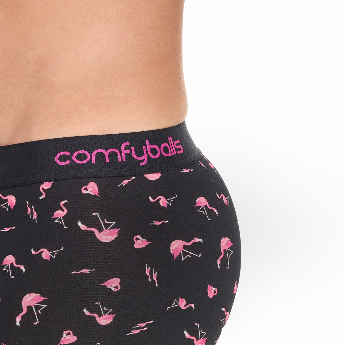 Black Flamingo Cotton