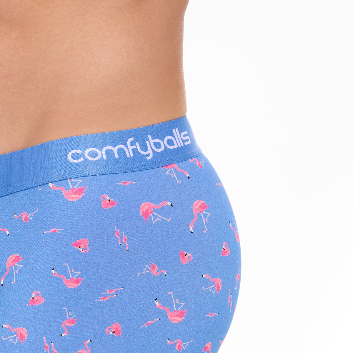 Blue Flamingo Cotton