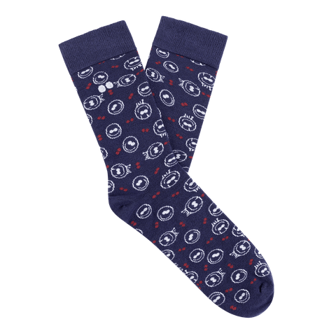 Comfy Socks Smiley Navy