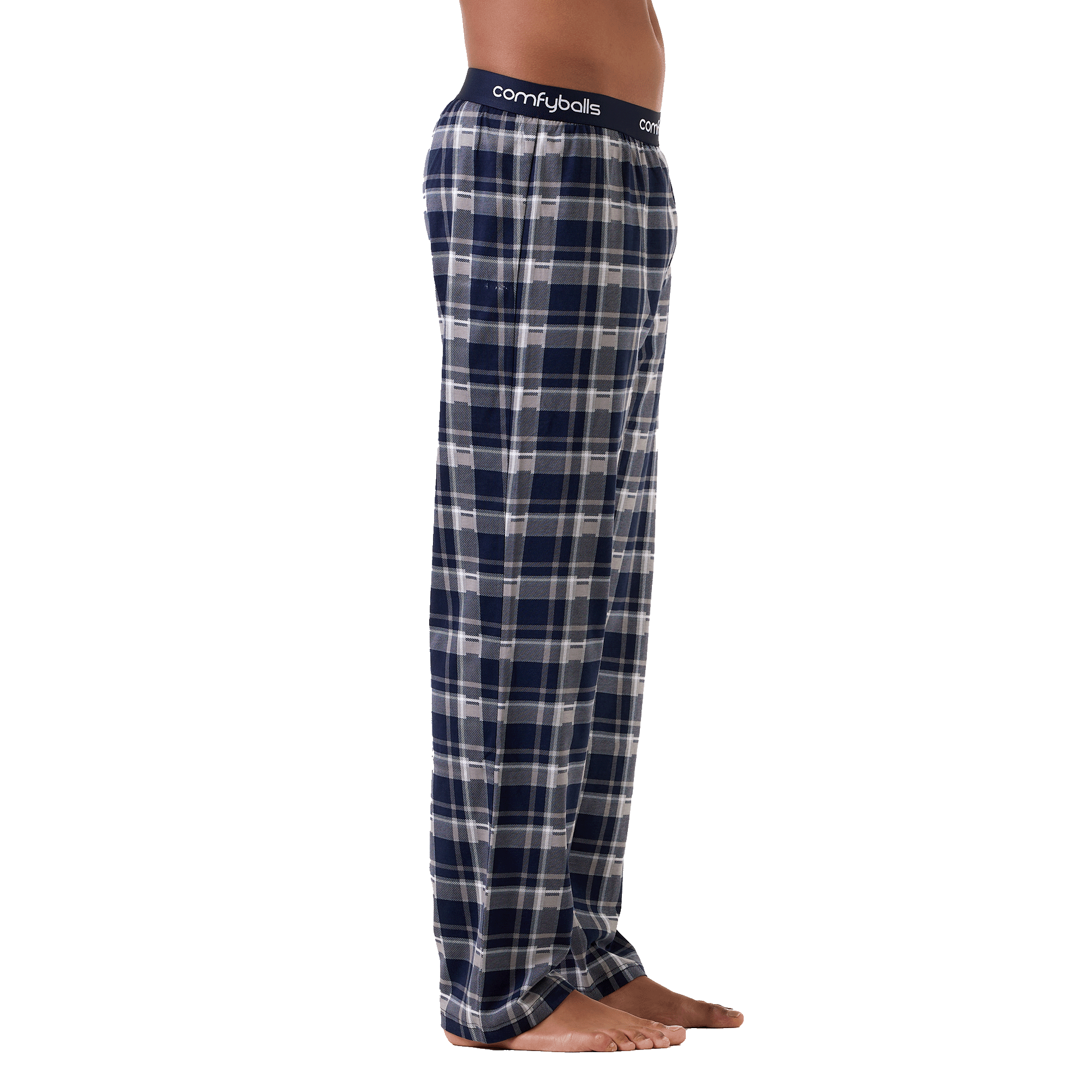 Navy Checkered Pyjama & Tee Bundle