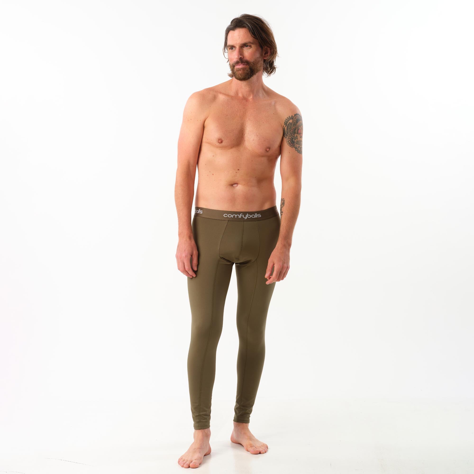 Olive Green Long John & Tee Bundle