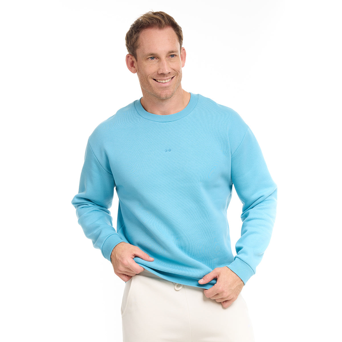 Men Sweat Light Blue