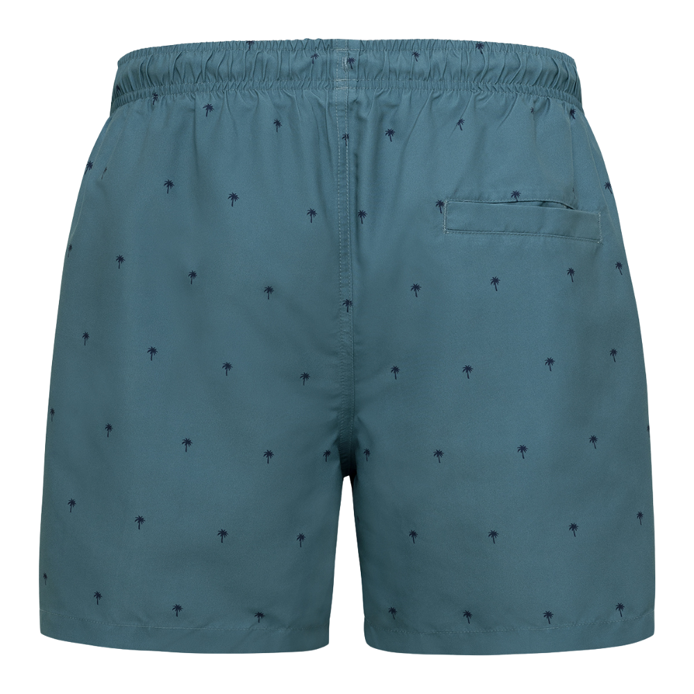 Blue Tropical Swim Trunks