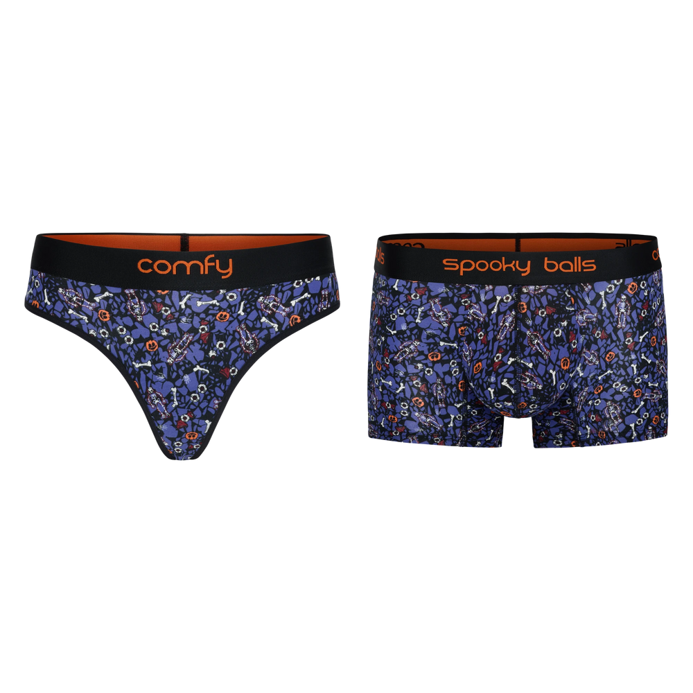 fit:regular | qty:1x | menge:1x | Spooky Balls Him & Her String Regular