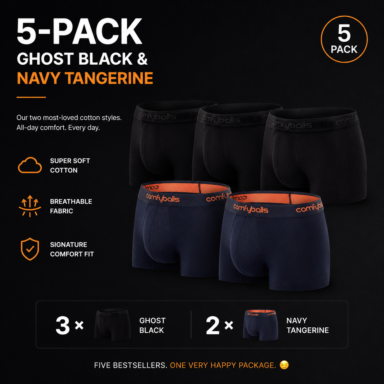 Starter 5-Pack Cotton