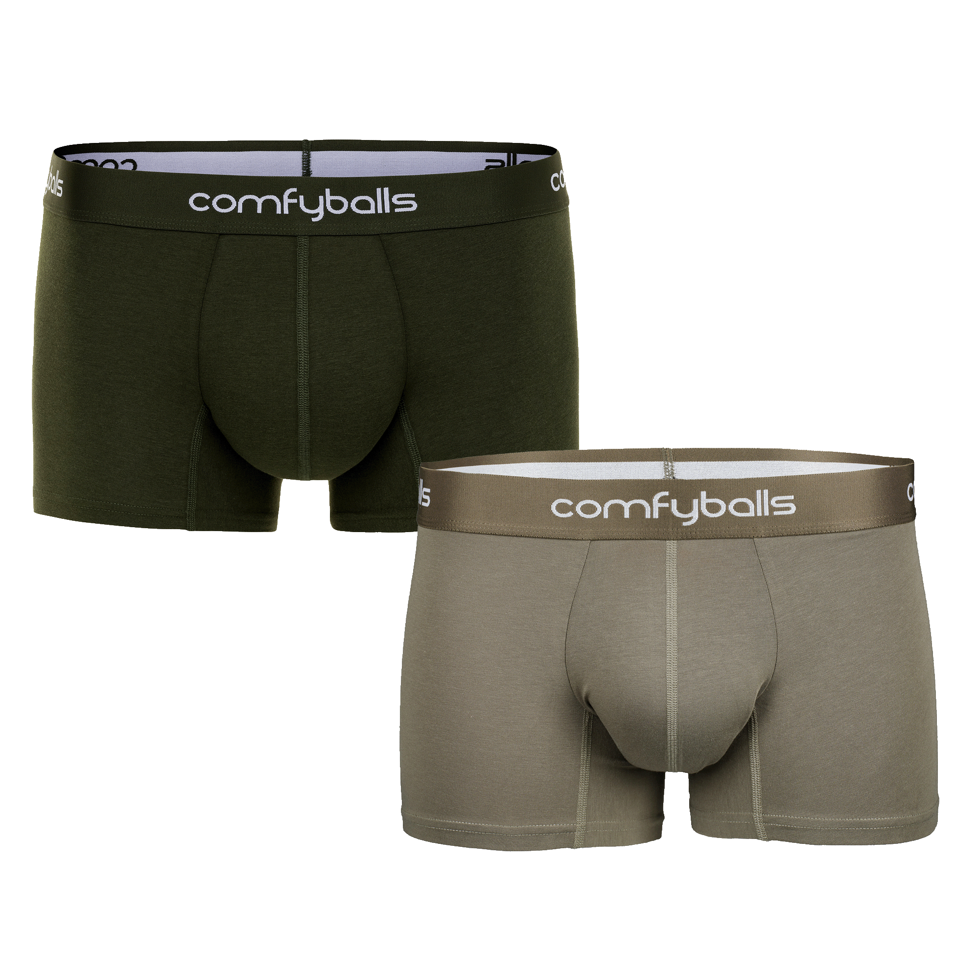 Olive Green & Green Boxers Duo REGULAR
