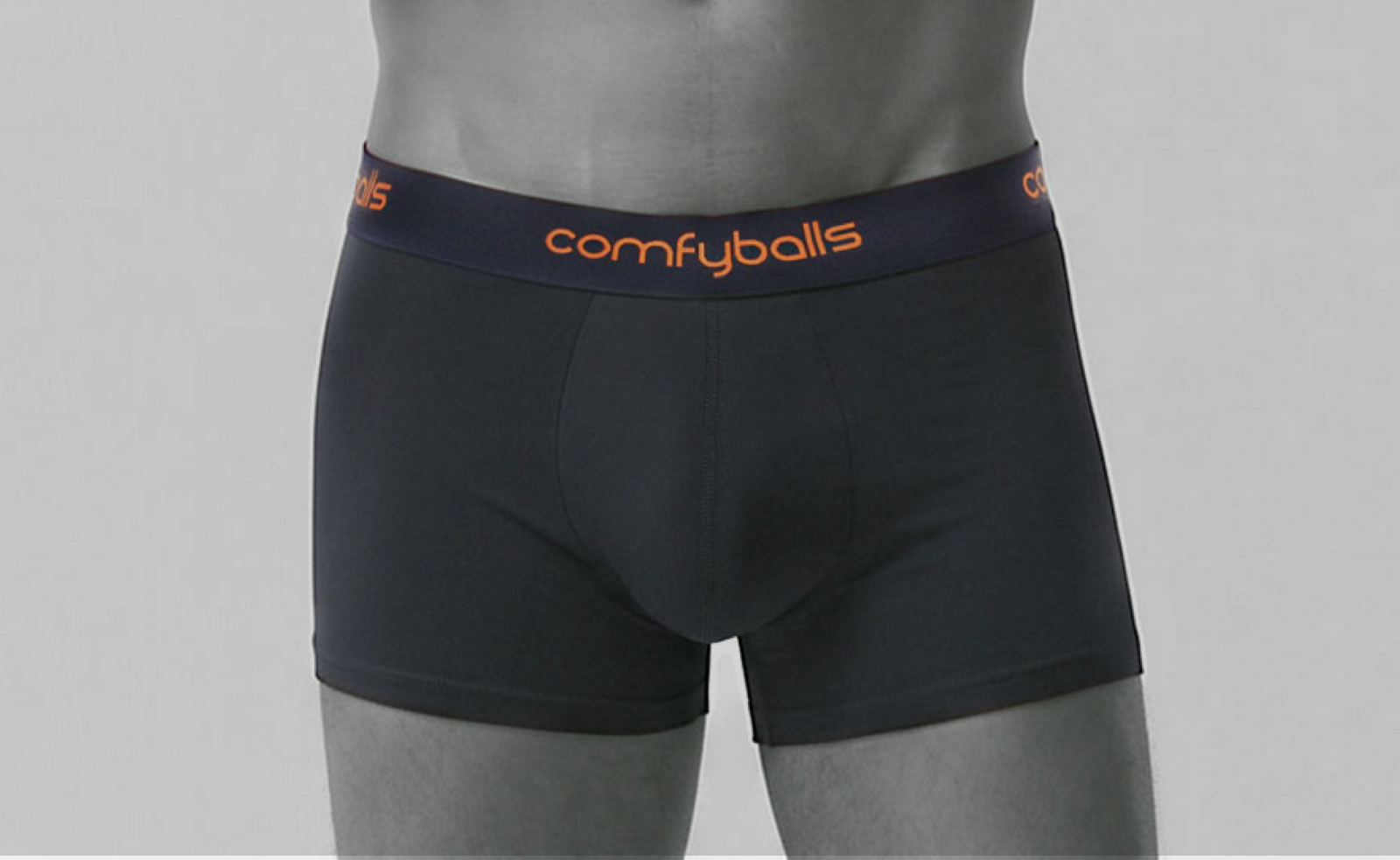 Comfyballs Back to comfy hero - Navy Tangerine boxer