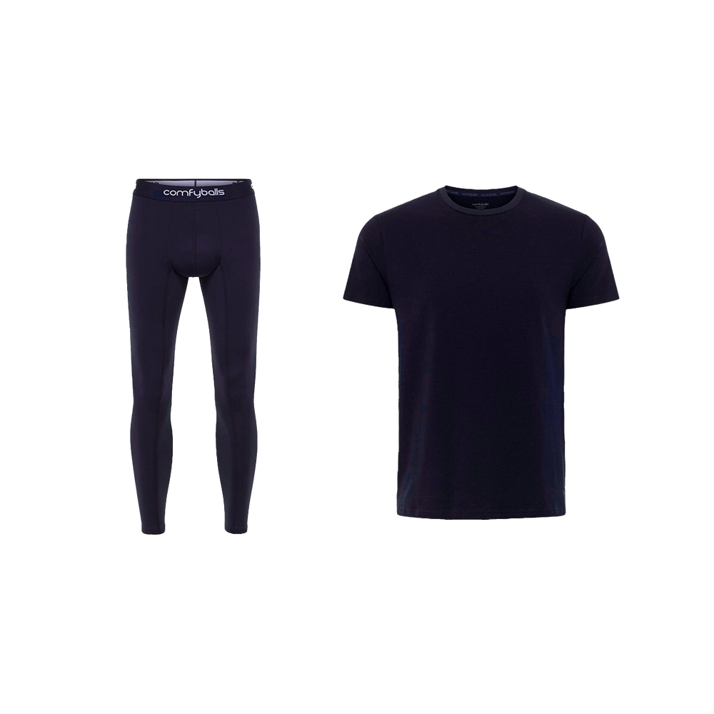 Navy Long John & Tee Bundle