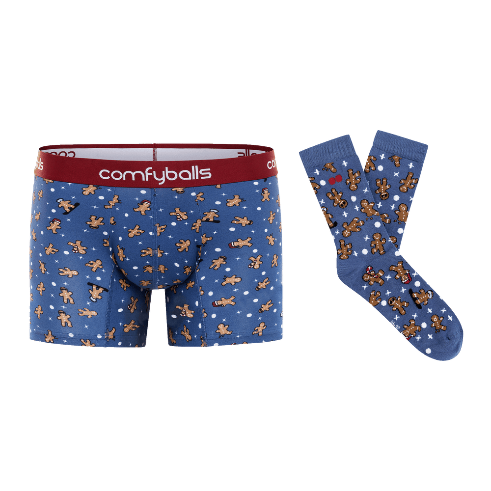 Ginger X-Mas Boxers & Socks Bundle, LONG